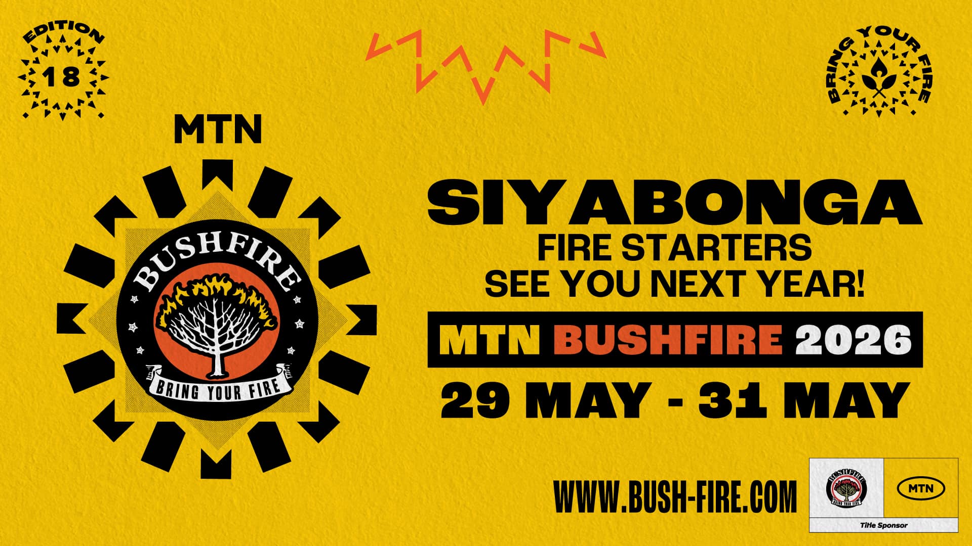 MTN BUSHFIRE FESTIVAL